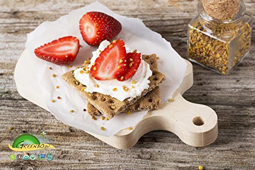 Greenbow Organic Bee Pollen - 100% Usda Certified Organic, Non-Gmo, Pure, & Natural Bee Pollen - Superfood Packed With Proteins, Vitamins & Minerals - Kosher Certified, Gluten Free -155G X 2 Jars #TOP6