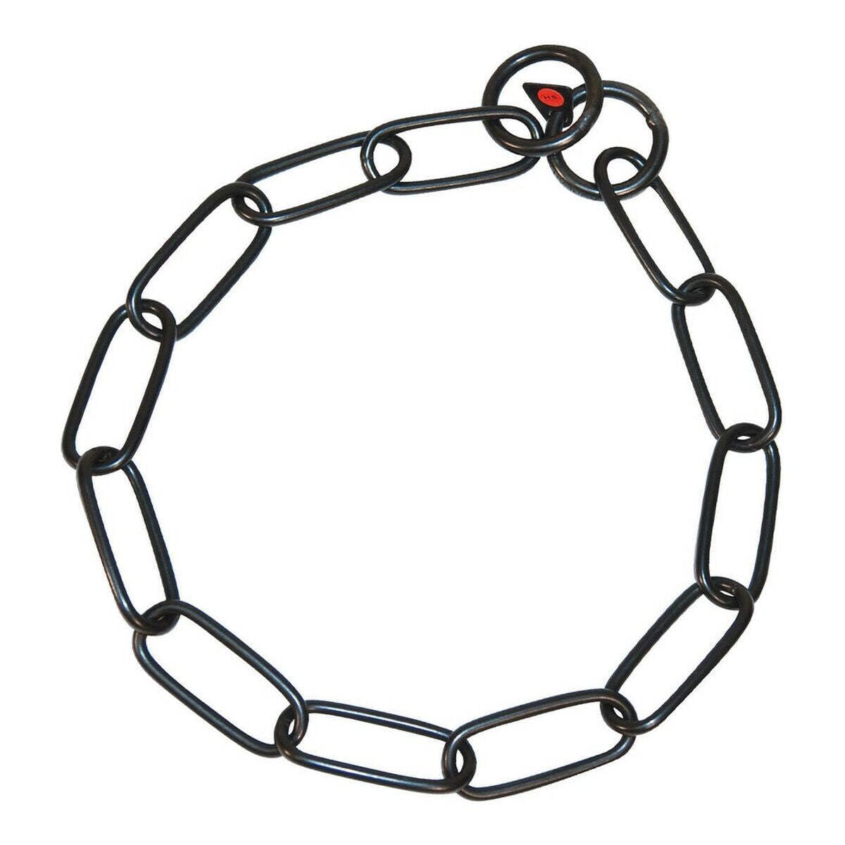 HS Sprenger Pets accesories Long Link Necklace - Stainless Steel Black