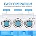 ZENY Portable Clothes Washing Machine Mini Twin Tub Small Laundry Washer Aparment Spin Dryer 9.9lbs Capacity Lightweight for Dormitory, RV blue