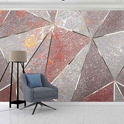 Carta Da Parati Autoadesiva 3D Struttura Geometrica Del Marmo 140(W)X70(H)Cm Wall Photo Art Poster Da Parete Adesivi Murali Per Soggiorno Tv Divano A Tema Hotel Corridoio Di Lusso Sfondo Pittu-9481101