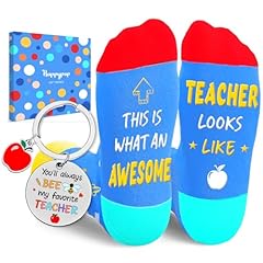 Awesome Teacher Blue With Keychain