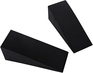Yoga Foam Wedge, EVA Foam Stretch Slant Board, Squat Wedge Blocks | Anti-Slip Calf Stretch Block For Calf Stretching & Lower Leg Strength Improvement, Black