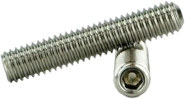 Stainless 10-32 x 1 (1/4" to 1" Available) Socket Set Screws Cup Point, Stainless Steel 50 Qty W/Hex Key Wrench (10-32 x 1)