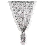 ★ Usage: Utilisé pour couvrir la partie inférieure des fenêtres ou utilisé seul sur les fenêtres de longueur plus courte. Convient pour les petites fenêtres, la cuisine, la salle de bain, la salle à manger, le salon, les fenêtres de café.