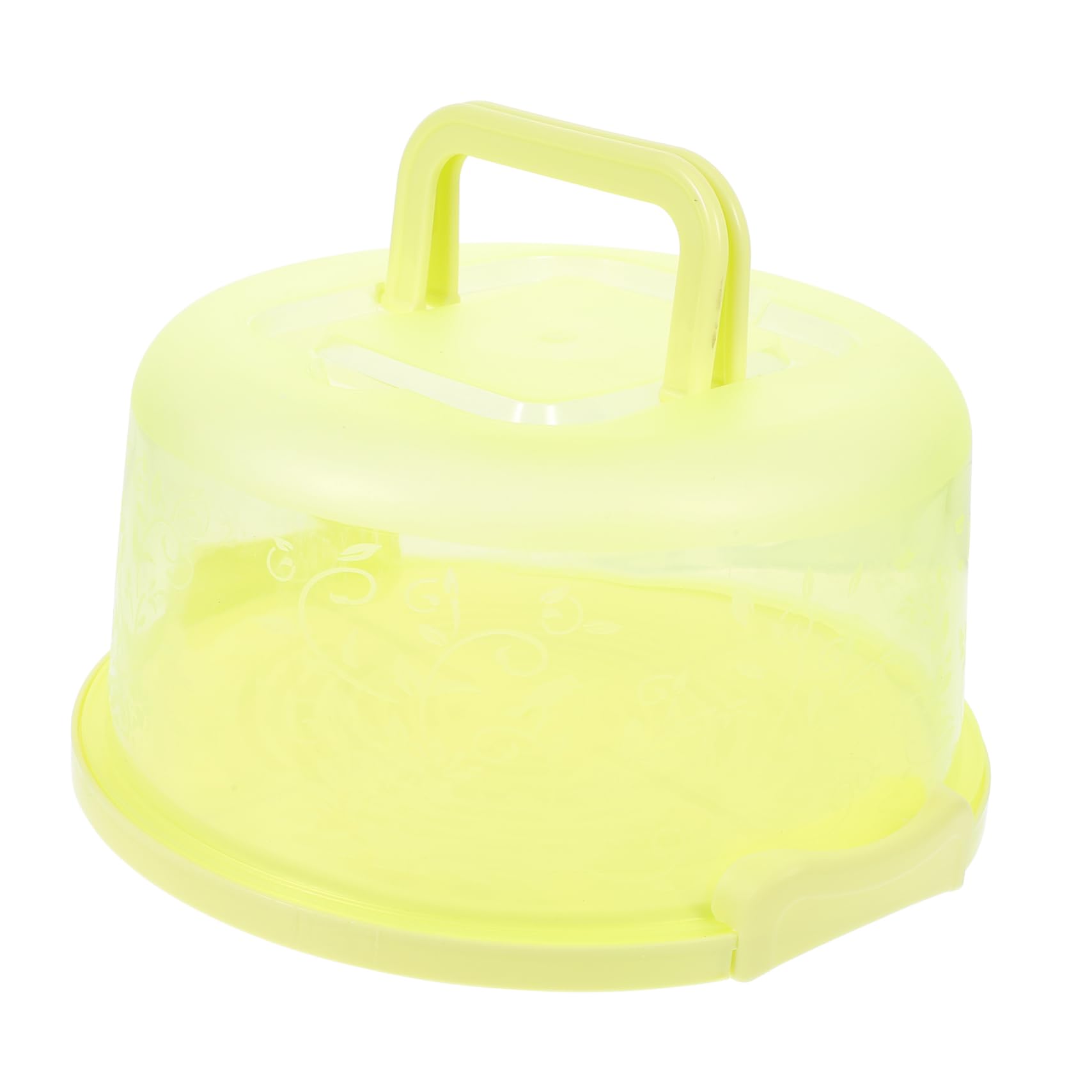 PRETYZOOM Portable Cake Carrying Case Reusable Transparent Cake Holder for Cakes for Birthday Parties Family Gatherings and Baking Events
