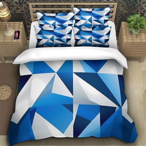 Housse de couette microfibre résistante 3D lune de sang lit 260x220cm durable - 5