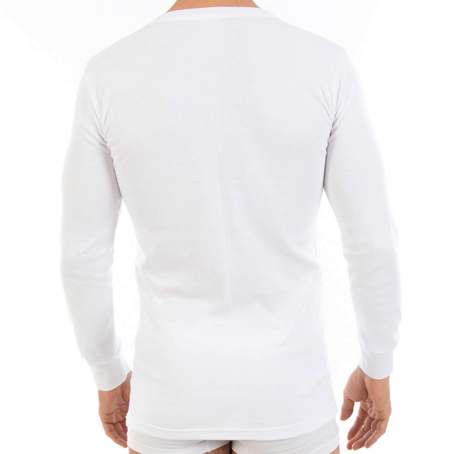 Lacotex Camiseta Interior Termal de Hombre | Camiseta Manga Larga y Cuello Redondo Térmica | Confort y Protección Térmica Interior | Pack Ahorro 6 Unidades | Talla M L101