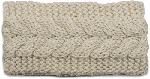 styleBREAKER fascia per capelli a maglie larghe con motivo intrecciato, fascia frontale, donna 04026005, colore:Beige
