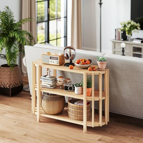Table console boisée pour sublimer votre entrée ou optimiser le salon