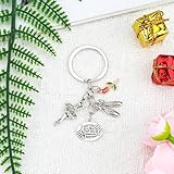 Ballet Dance Keychain Bag Pendant Backpack Accessories Handbag ackpack Purse Car Decor Gift for Women Men Children - Image 3