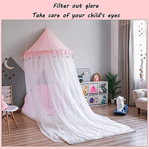Cortinas de cama anti mosquitos para dormitorio infantil con dosel de 1.8x2m 5
