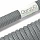 Paracord Ganzoo 550 Seil Dunkelgrau 4mm Schnur Typ 3 aus Nylon
