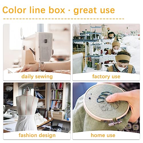 Filo per Macchina da Cucire 36 Colori Set di Fili