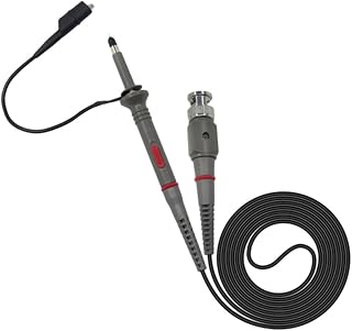 JEWEDECO Sonda De Pinza De 100 Mhz 10x Para Cocodrilo Cubierta De Aislamiento De Pinza De 100 Mhz Color Aleatorio