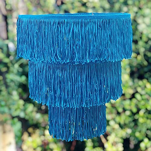 Chainette Fringe P-7045 100-Percent Polyester 6-Inch Fringe Embellishment, 10-Yard, 15 Emerald #TOP6