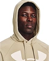 Vista 5 de Under Armour Rival - Sudadera con capucha para hombre, con logotipo grande Rival Fleece