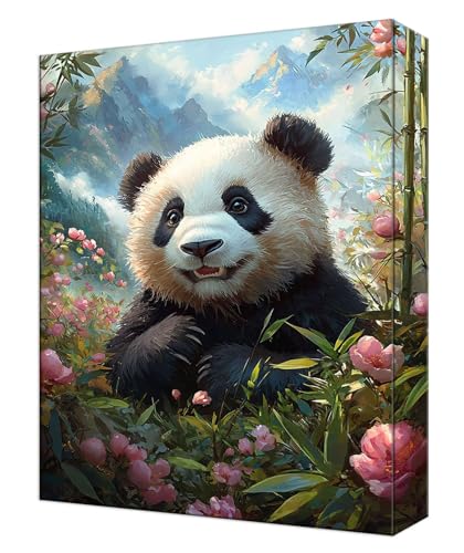 Peinture par numéro panda | Idée cadeau femme originale pour anniversaire