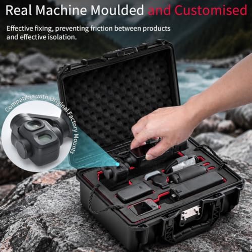 Funda de transporte de viaje para DJI Pocket 4 Pro protectora e impermeable 7