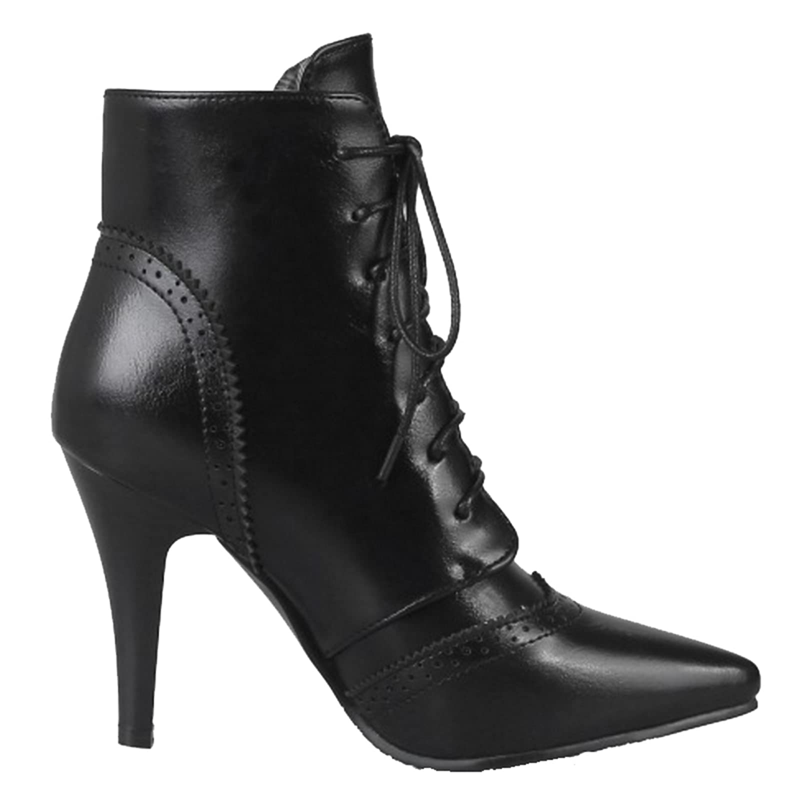 Onewus Mujer Botas con tacón Cordones Botines