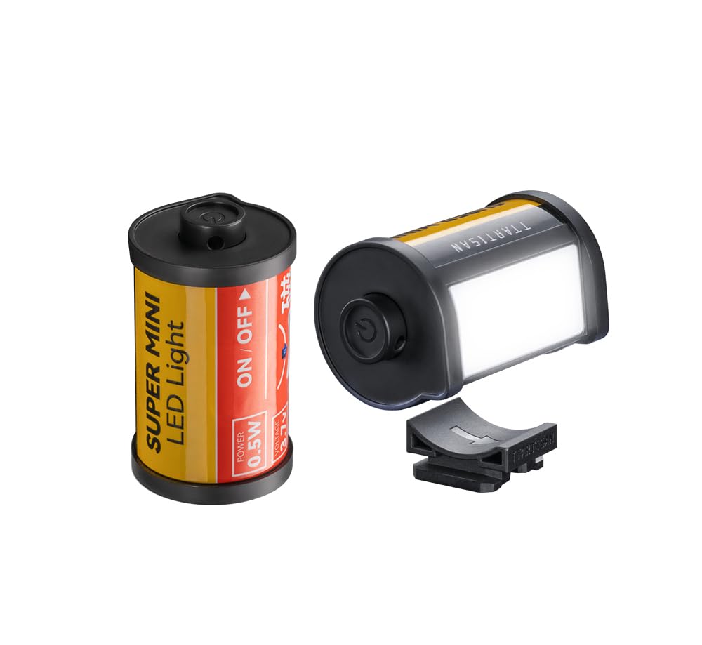 TTArtisan Super Mini Magnetic Rechargeable LED Light with Retro Styling & Cold Shoe Mount