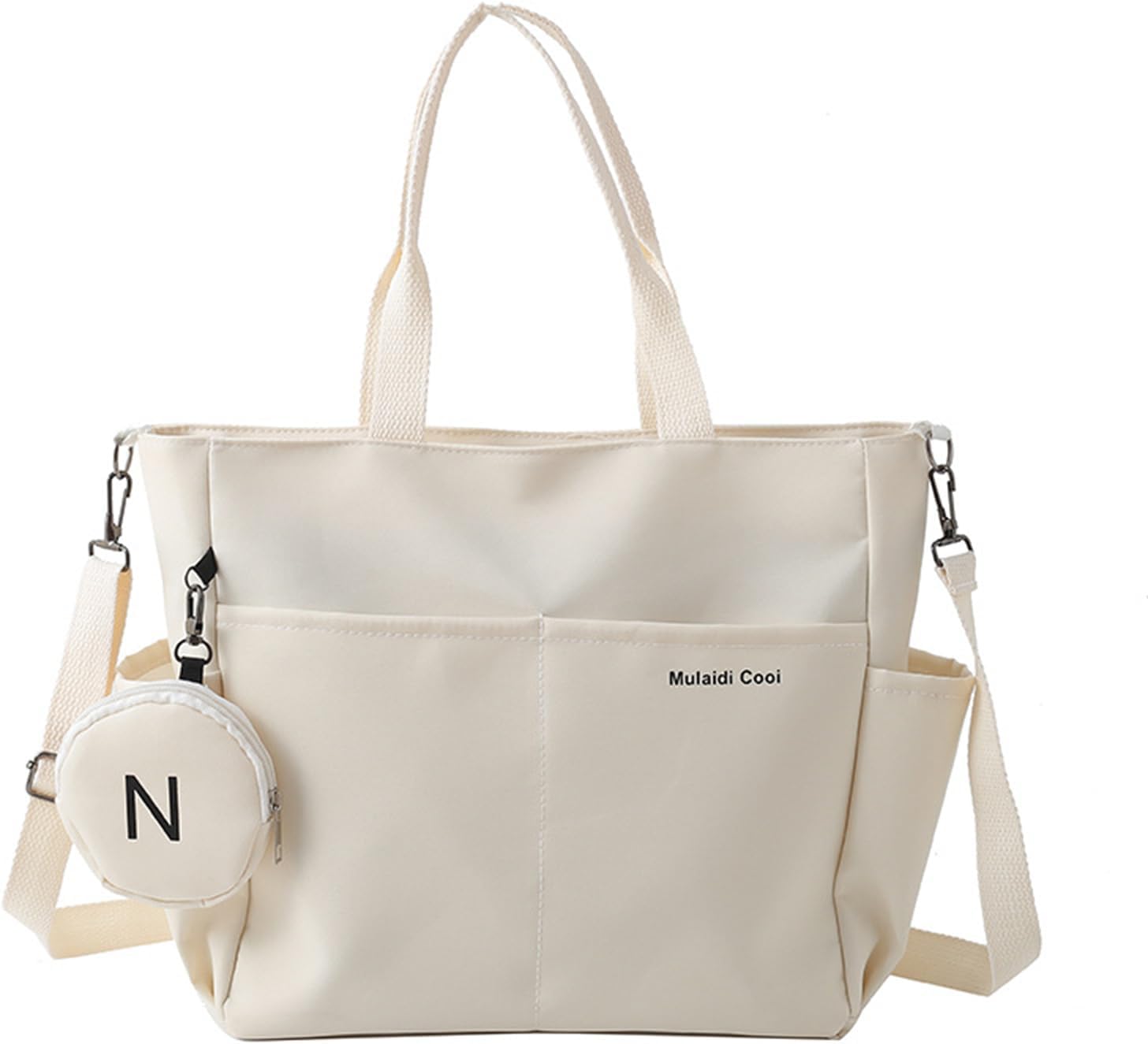 Canvas Tote Bags for Women, Shoulder Bags with Small Purses, Waterproof Large Capacity Crossbody Bag Casual Satchel Hobo Bag