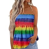 DASEIS T-Shirt Femme Cintrée Coupe-Bas Mince Tshirts Été Plage Plaine Classiqu Top Femme Gilet Comfy Col V Bleu