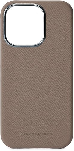 Vista 65 de BONAVENTURA Noblessa - Carcasa trasera [compatible con iPhone 12 Pro Max, Greige] BBCN12PM-GG