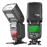 Voking VK581C TTL High Speed Sync Master Camera Flash Speedlite Compatible with EOS 70D 77D 80D Rebel T7i T6i T6s T6 T5i T5 T4i T3i and Other DSLR Cameras
