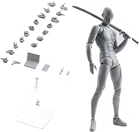 Amazon デッサン 人形 スタンド 1 12 人体模型 ィギュア ケーススタンド 収納 ケース 作画 練習 男性 素体 模型 小道具 スタンド付き モデル人形 手 通販