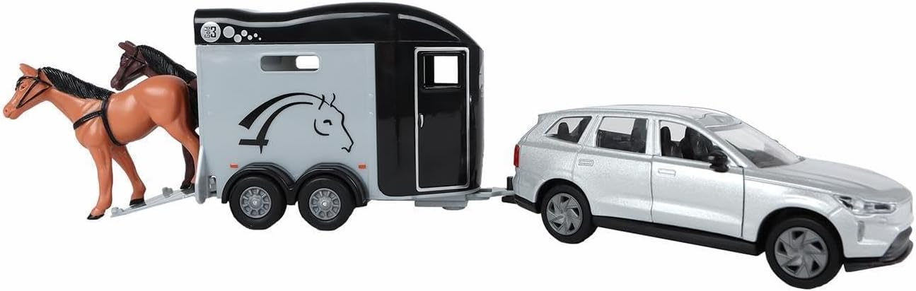 Kids Globe Volvo EX90 with trailer 28 cm