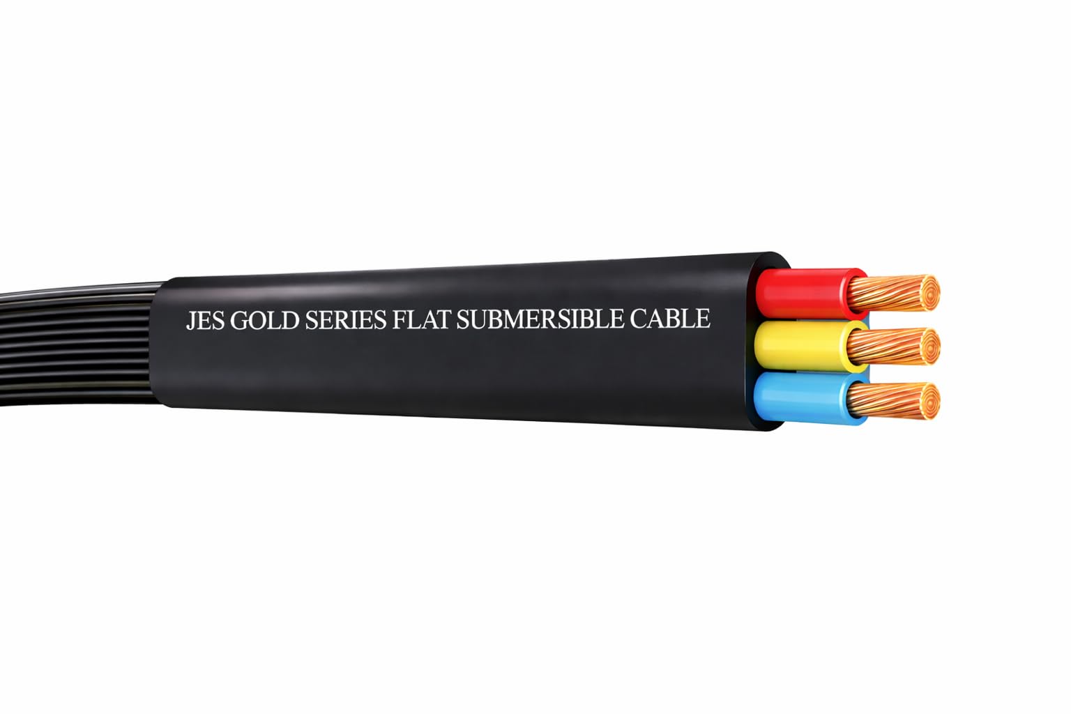 JES eco 2.5 sq flat submersible cable 3 core 1100 volts (JES 2.5 sq cable 30 meter)-image-8