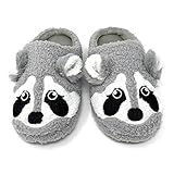 ooohyeah Women's Cozy Slippers, Sherpa Funny Fluffy Fuzzy 9-10 Slippers