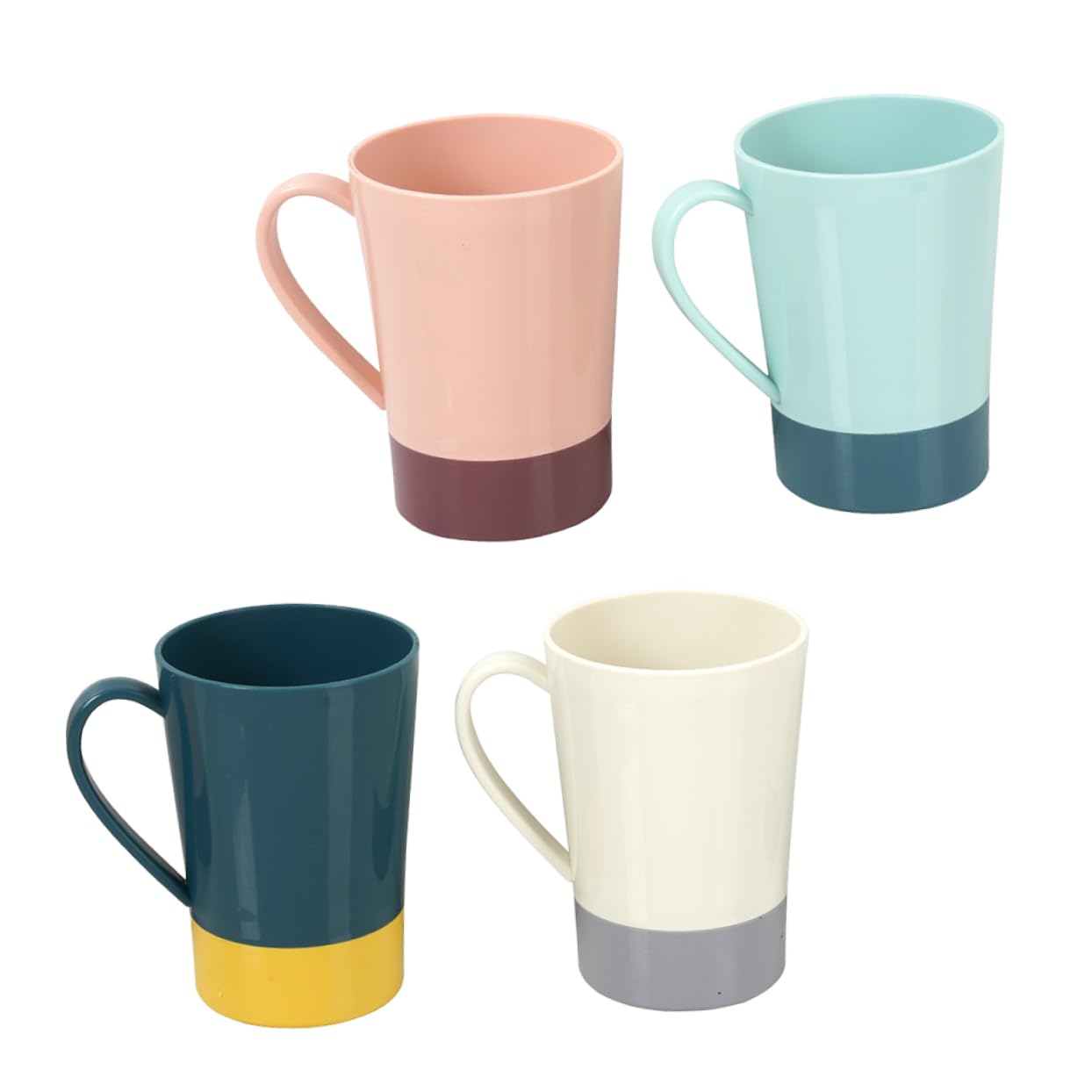 HOLIDYOYO Toothbrush Cup Holder Large Capacity Pp Material Modern Design Perfect for Bathroom