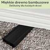 Stoper do Drzwi - Klin Bambusowy - Bez Wiercenia - Antypoślizgowy