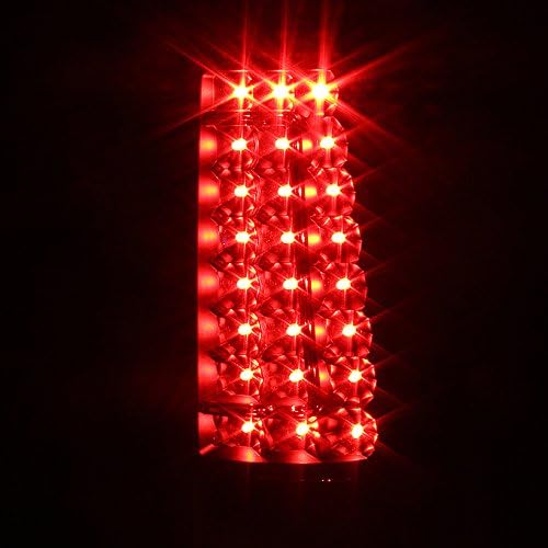 AKKON - For Chevy Silverado Sierra LED Black Rear Tail Lights Replacement + Smoke LED 3rd Brake Cargo Light Lamp