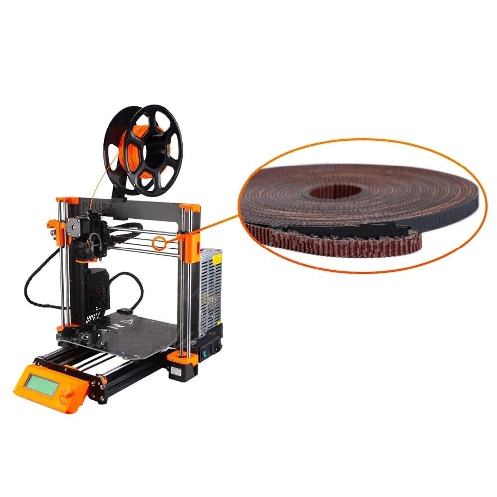 Keilriemen Transferriemen 2GT Gürtel Synchron Gürtel Zahnriemen Breite 6MM 9MM 10MM 12MM Tragen GT2 Beständig Für Ender3 Cr10 Für Anet(10M,9mm)