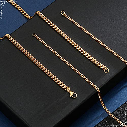 Chaîne de collier en acier inoxydable durable 45-71cm anti-ternissement - 3