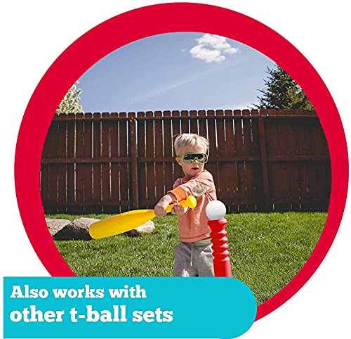 24 Pack Toddler & Little Kids Replacement T Ball Plastic Baseballs With Durable Mesh Bag - 2 Dozen Practice Toy Balls For Softball And Baseball Training (2.5 Inches) #TOP6