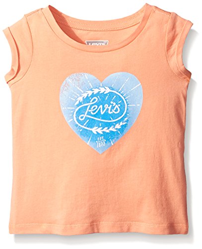 Levi's Girls' Short Sleeve Roll Graphic Tee