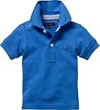  Tommy Hilfiger - Polo Polo de Manga Corta para niño, Color Palace Blue 484, Talla 2 años (92 cm)