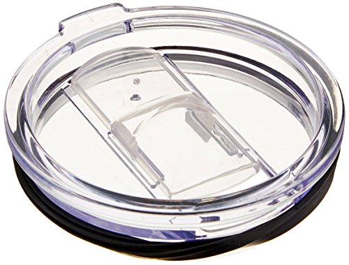 Spill Proof Lid, KinHom Crystal Clear Splash Resistant Plastic Covers Tumbler Replacement Accessory with Slider Closure for Yeti Rambler,RTIC Coolers and Ozark Trail in Travelling (2 PACK) (30 oz) Spill Proof Lid, KinHom Crystal Clear Splash Resistant Plastic Covers Tumbler Replacement Accessory with Slider Closure for Yeti Rambler,RTIC Coolers and Ozark Trail in Travelling (2 PACK) (30 oz)