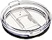 Spill Proof Lid, KinHom Crystal Clear Splash Resistant Plastic Covers Tumbler Replacement Accessory with Slider Closure for Yeti Rambler,RTIC Coolers and Ozark Trail in Travelling (2 PACK) (30 oz)