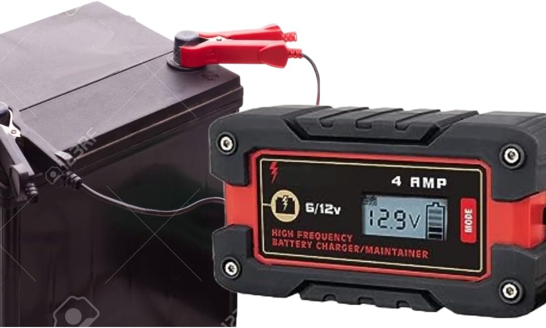Viking 4 Amp Fully Automatic MicroprocessorControlled Battery Charger/Maintainer