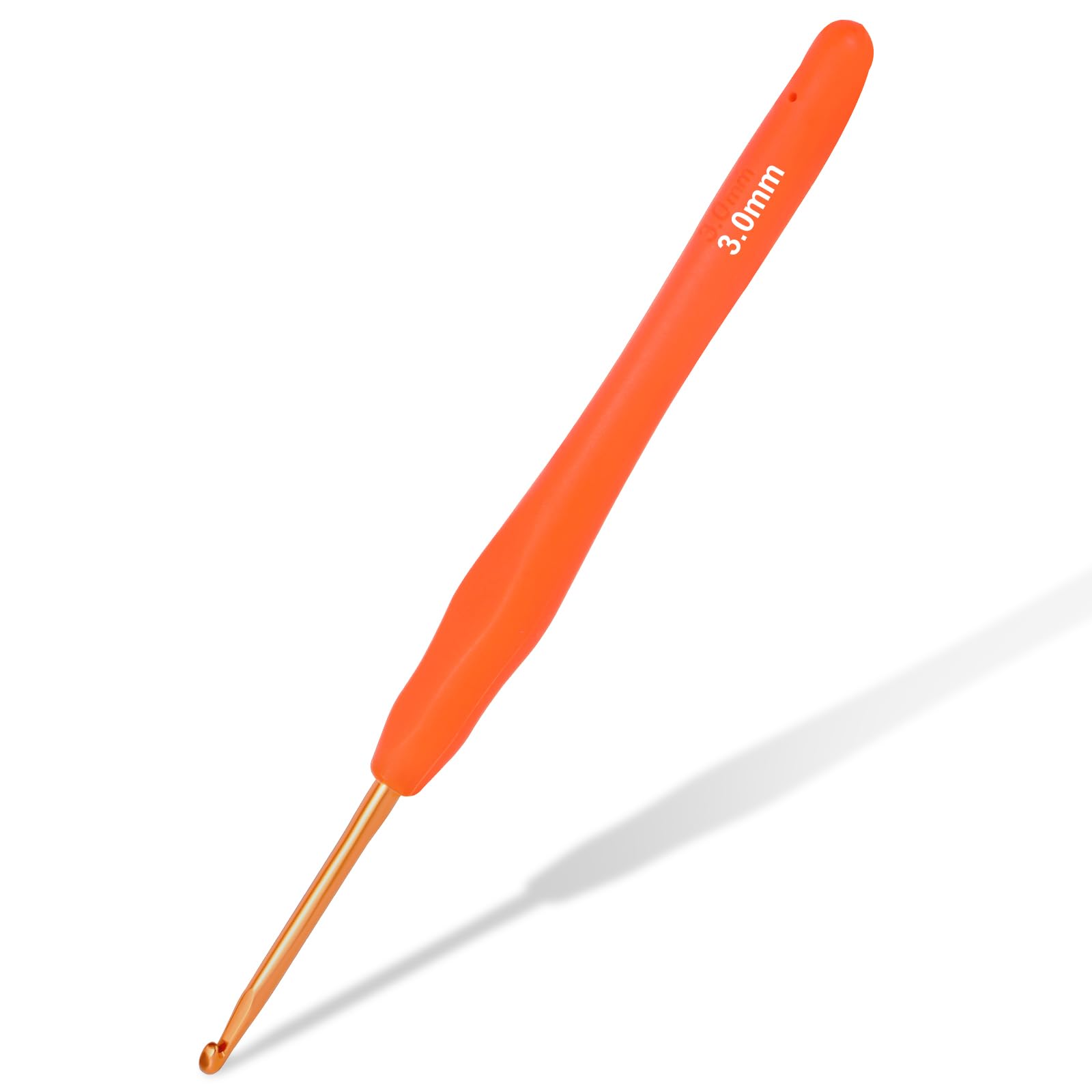 3mm Ergonomi Crochet Hooks with Comfort Grip Handle for Arthritis & Hand Pain Relief – Easy-to-Use Crochet Needles for Beginners, Seniors, and Limited