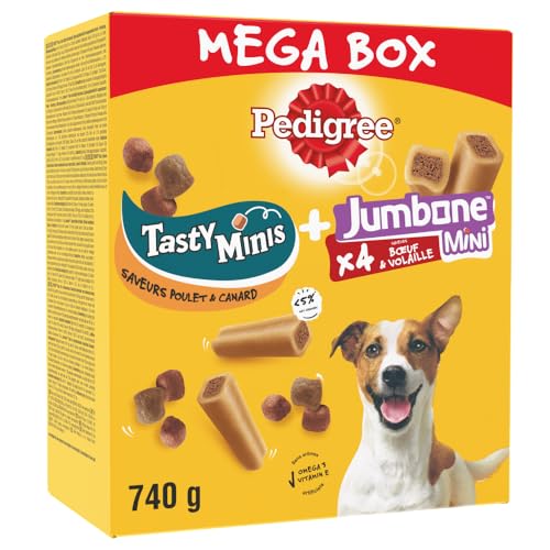 PEDIGREE Mega Box Mix Tasty Minis Jumbone Récompenses pour chien 740 g