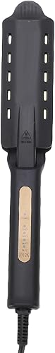 Miniatura 7 de ZJchao Plancha plana extra ancha para alisar y rizar el cabello, herramienta de peinado de calentamiento rápido con 4 ajustes de temperatura para