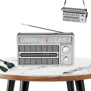 راديو ومكبر صوت محمول اف ام/ايه ام/ اس دبليو بقدرة 3 وات وبتيار متردد/تيار مستمر بتشغيل سلكي ولاسلكي وتصميم صغير للأماكن الخارجية وحالات الطوارئ والسفر (Model SN-1202)