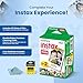 Fujifilm Instax Mini Instant Film, 20 Shots (10 Sheets x 2) – Capture Memories Anytime, Anywhere + BluebirdSales Premium Cleaning Cloth & 8 AA Batteries
