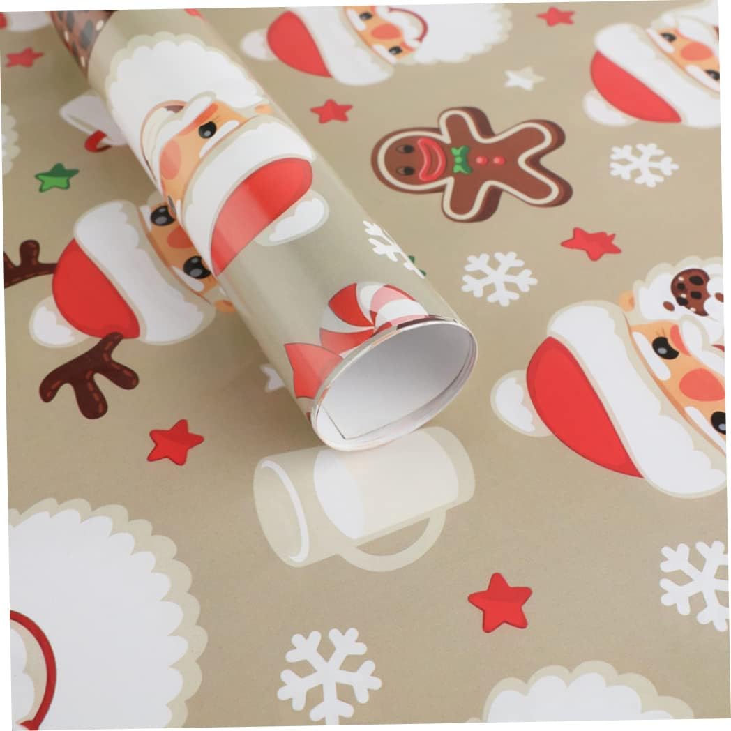 Grtheenumb Christmas Wrapping Paper Wrap Bundle Decorative Presents Craft 10 Sheets 29.5x20.47inch image 4