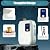 Tankless Electric Water Heater, 3000W 110V Under Sink Instant Hot Water, Mini RV On Demand for Shower, Kitchen Bathroom (White)